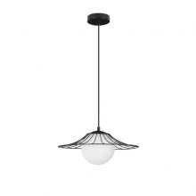 Fly lampa wisząca czarna 1x12W LED E27